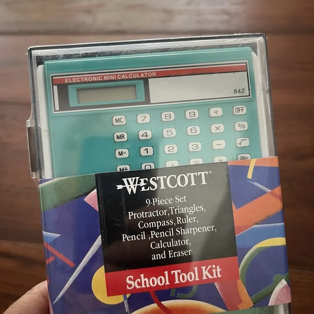 Vintage Wescott 9 Piece School Tool Kit